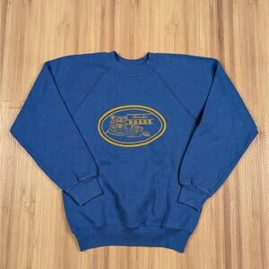 Vintage 80s Hanes Sweatshirt Kids Youth Size Medium 10-12 Sacramento CA Bears